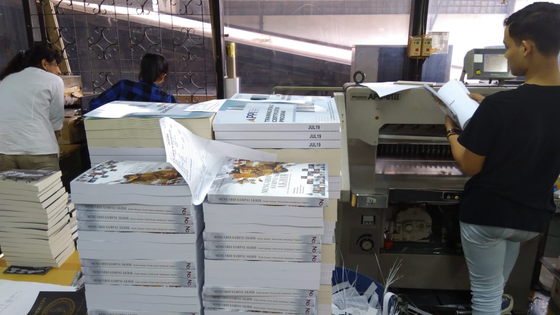 Hasil cetak buku Pena Nusantara